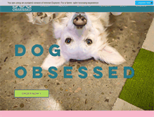 Tablet Screenshot of dogobsessed.com